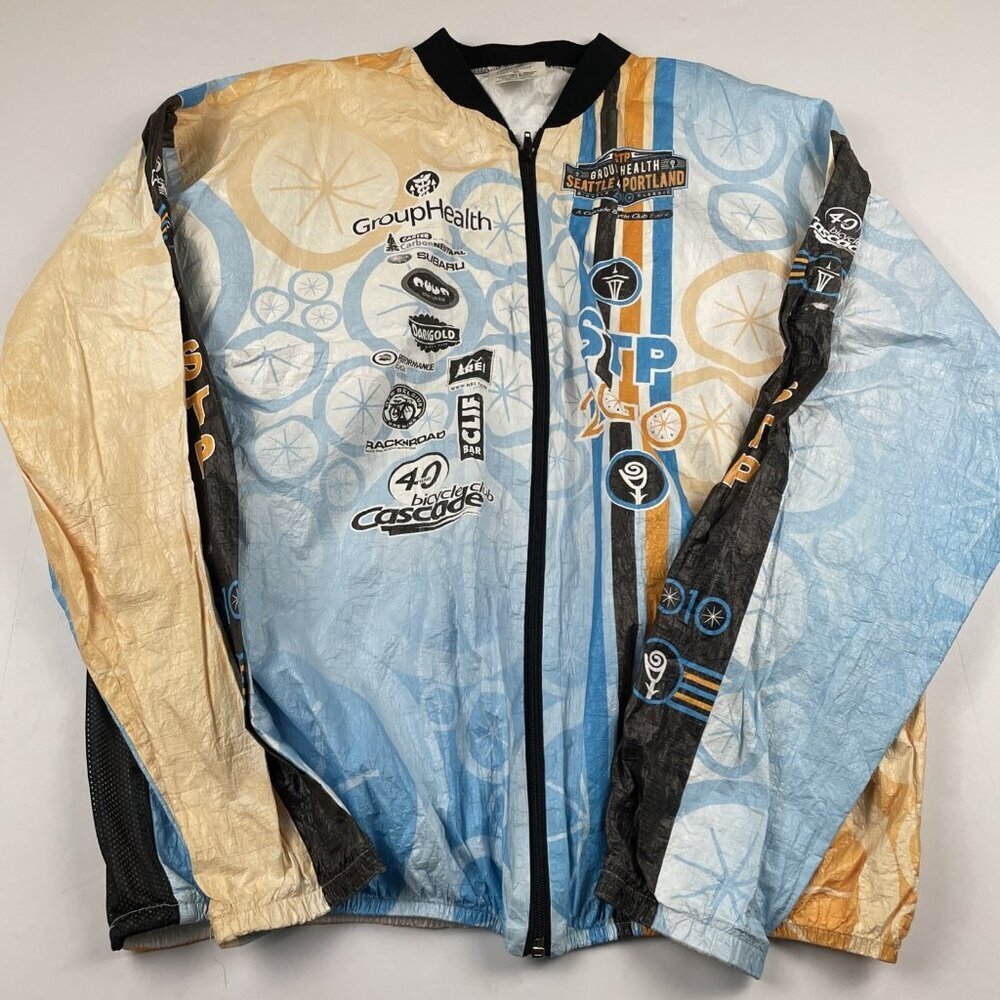 Leslie Jordan Tyvek Cycling Jacket Men’s L Sponsored Seattle To Portland 2010